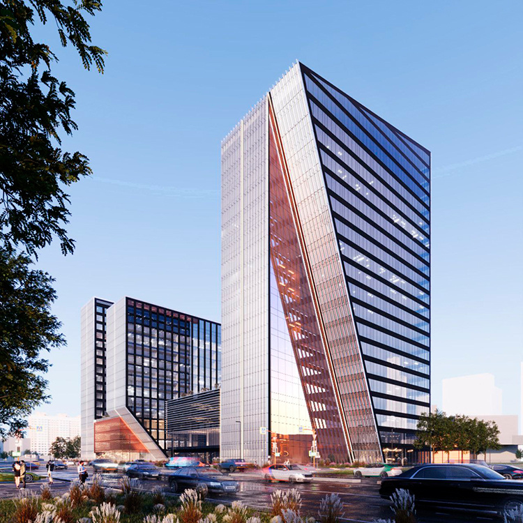    «Задача была интересная — создать именно акцентный объект для этого перекрестка. Как мне кажется, это получилось».   
Эскиз предоставлен Институтом развития Казани