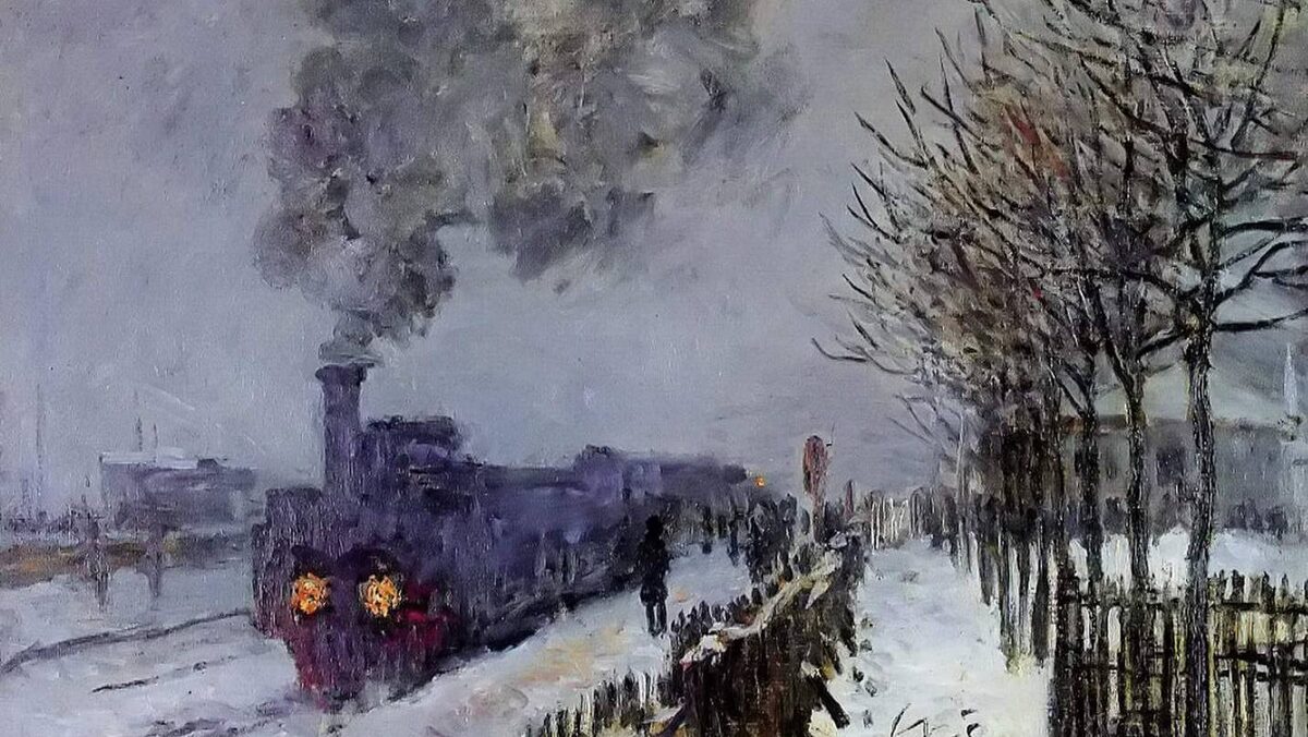     Клод Моне. Поезд в снегу.   
undefined
