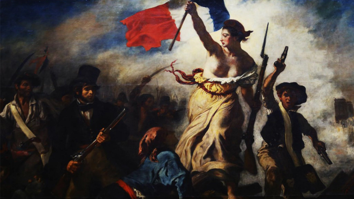     Эжен Делакруа. Свобода, ведущая народ.1830 г.