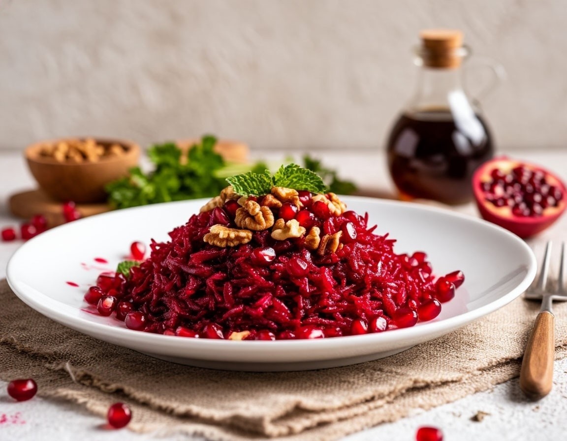 Салат из свеклы с гранатом