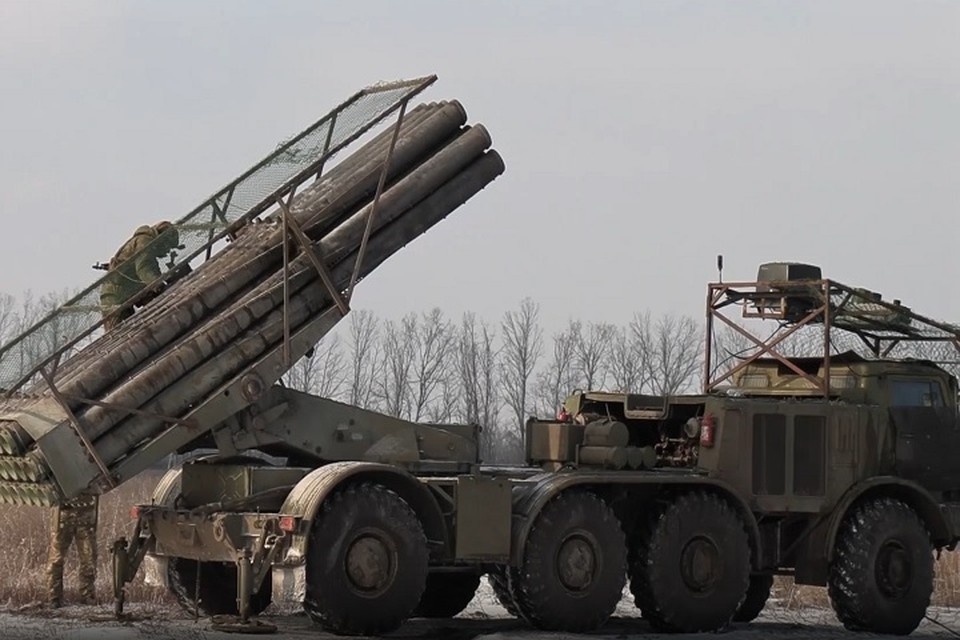    Расчет РСЗО «Ураган» нанес удар по командному пункту ВСУ Минобороны РФ