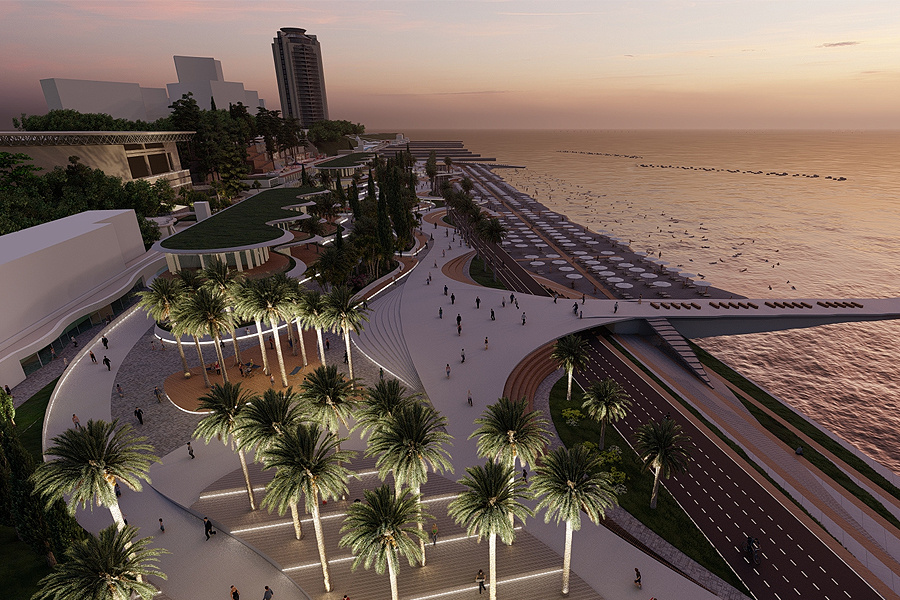 Проект набережной Сочи