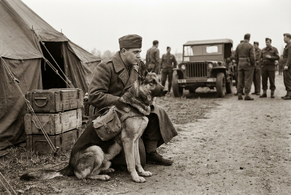 Джульбарс — собака-сапёр, которую несли по Красной площади