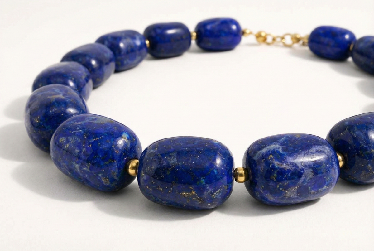 Лазурит в украшении.