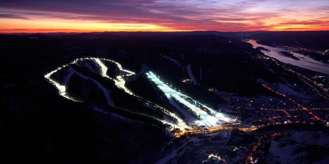 Бобровый лог с высоты