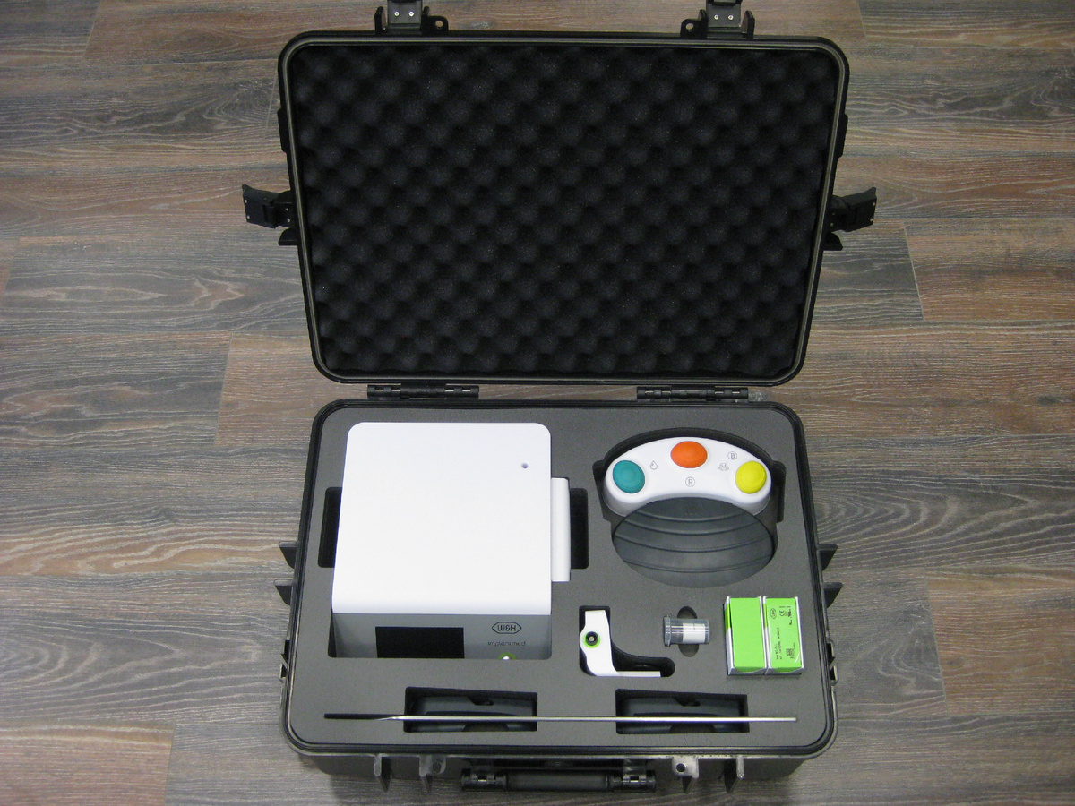 Защитный кейс Альфа Профи 018-2К с ложементом из пенополиэтилена физ.сшитого для портативной системы дентальной имплантологии