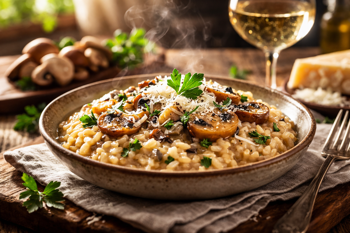 Ризотто с грибами