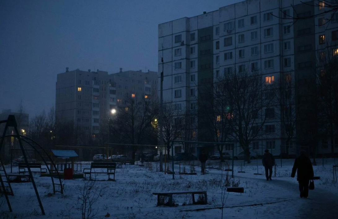 Вечерний город начала 21 века