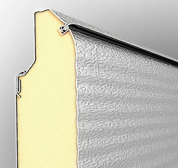 Сэндвич-панель в разрезе