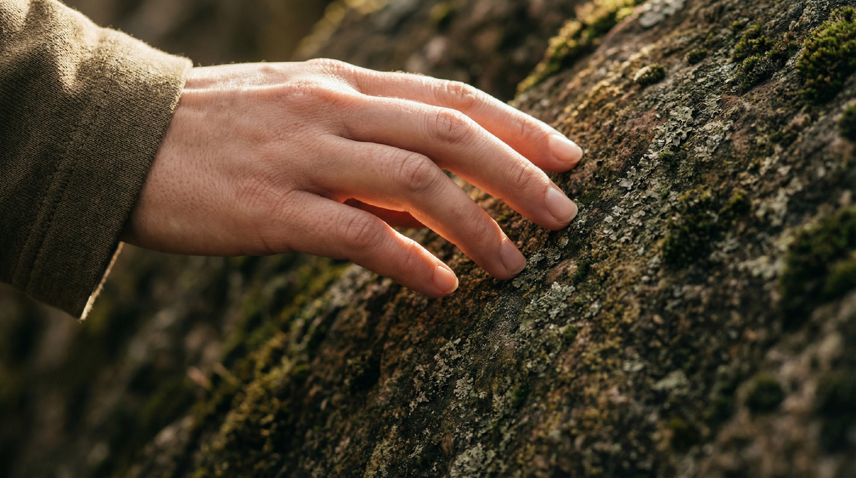 Возвращение в реальность начинается с тактильных ощущений. Почувствуйте текстуру мира, который вас окружает. Фото из личного архива.