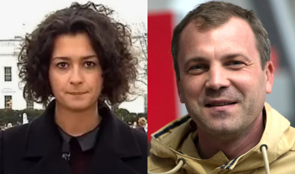 на фото Анастасия Чуркина и Евгений Попов