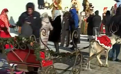     В Сухобузимском ищут владельца замученного оленя с празднования Масленицы