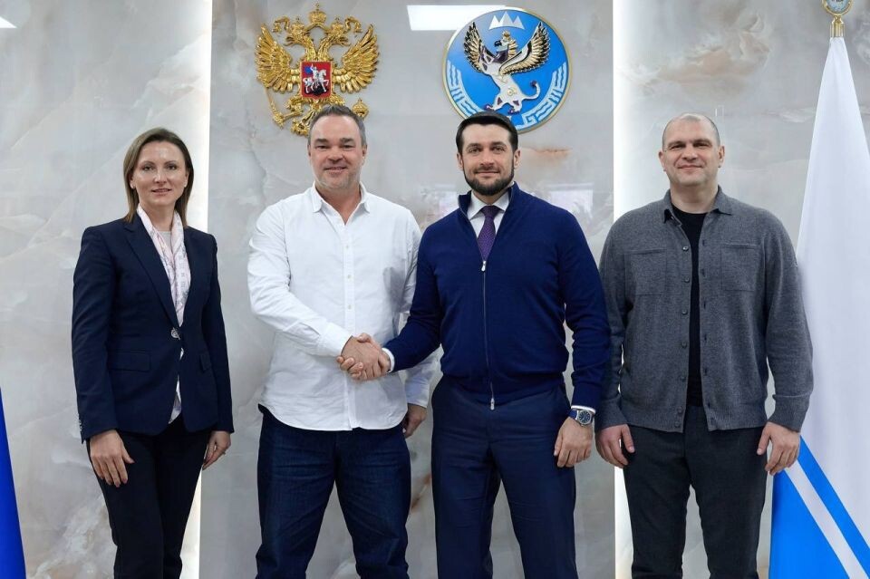    Александр Прокопьев с Алексеем Горенским. Источник: t.me/asprokopyev