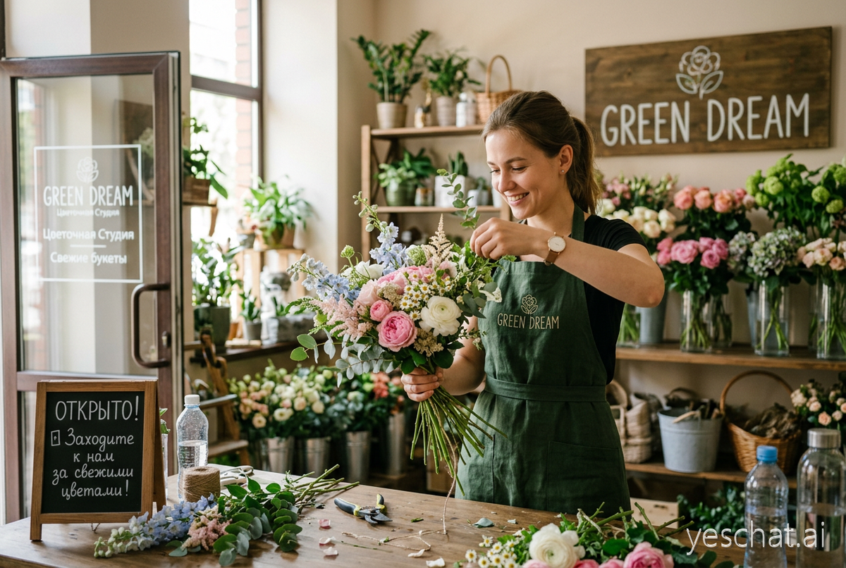Вот так создаются все букеты от GREEN DREAM: с нежностью и креативом! 💐