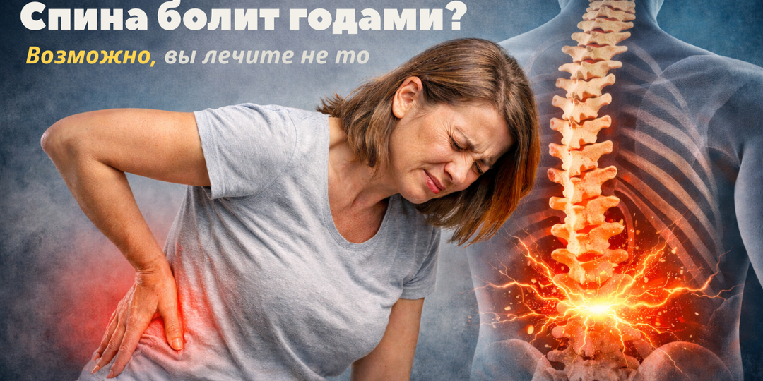 Спина болит годами? Возможно, вы лечите не то