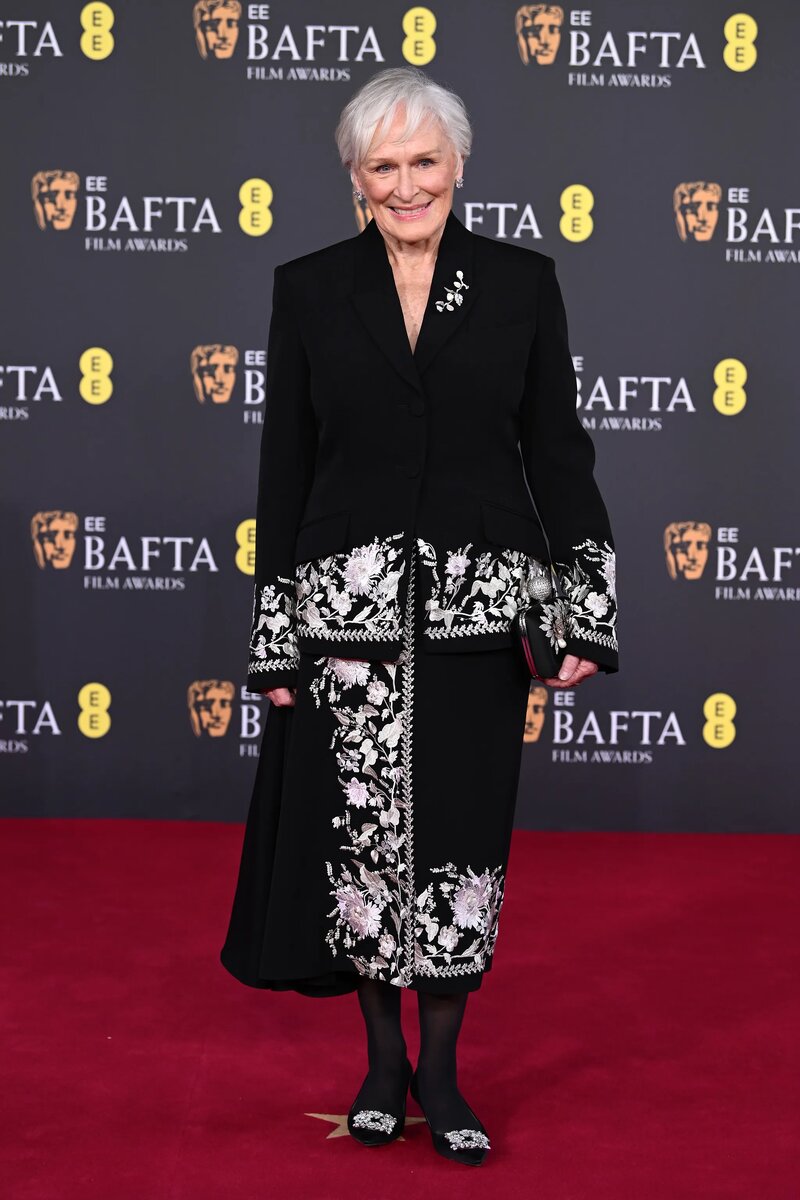 Гленн Клоуз, 79-я церемония BAFTA, фото: Getty Images 