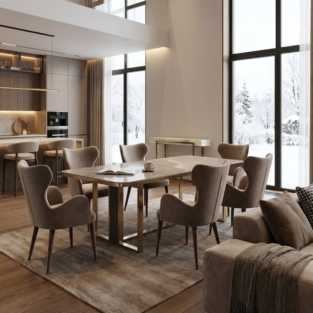 Стол и стулья от Арт интерьеры  в интерьере