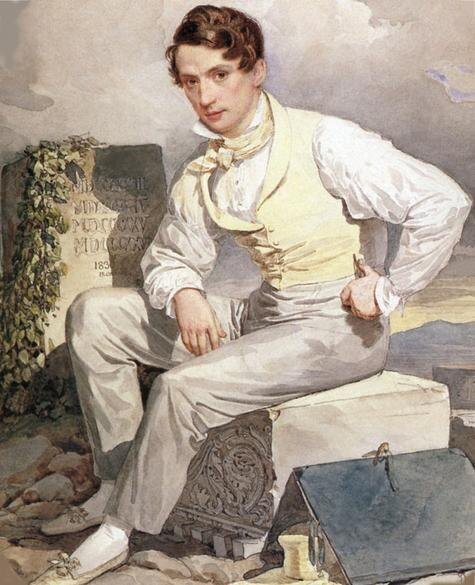 Александр Брюллов. Автопортрет