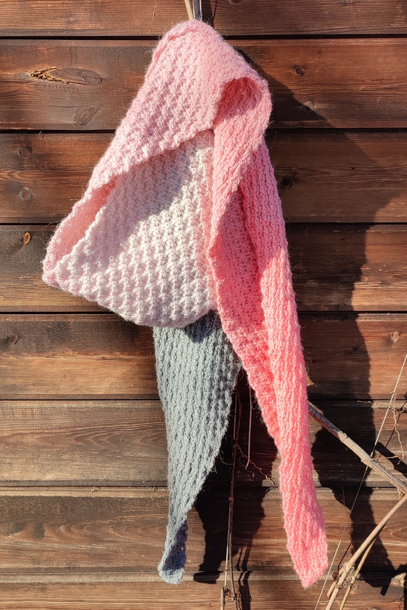 Шарф крючком 