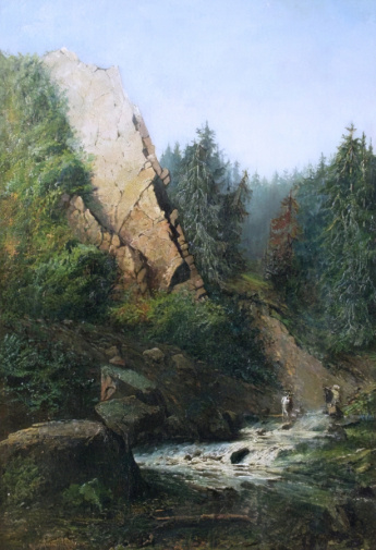 А.И.Мещерский. Горная река