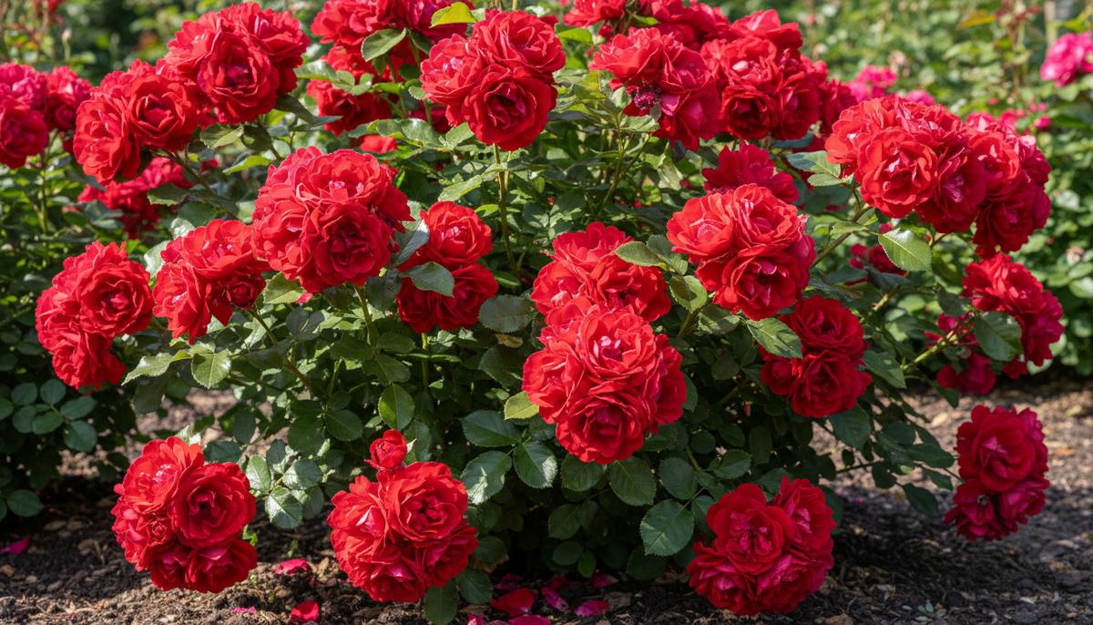 
Аделаида Худлесс — канадская роза, которая выдержала -35°C без укрытия. Цветёт волнами всё лето

