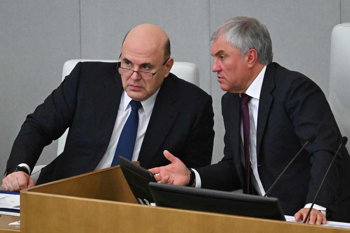    Мишустин и Володин РИА