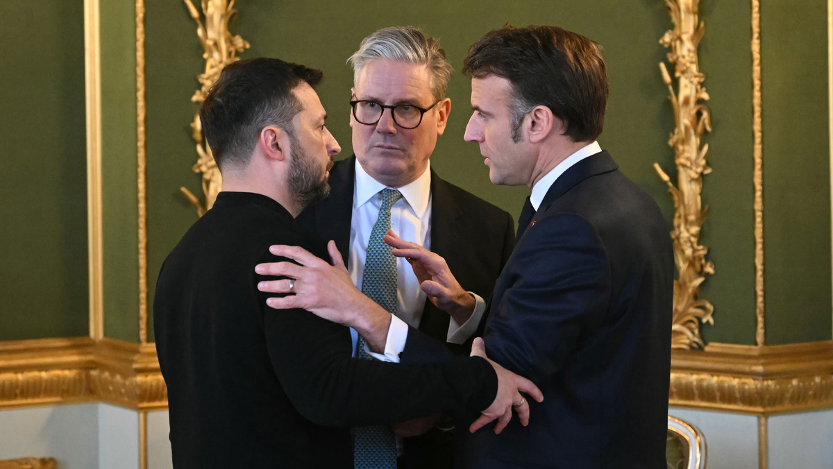    Зеленский Стармер Макрон 2025 GLP