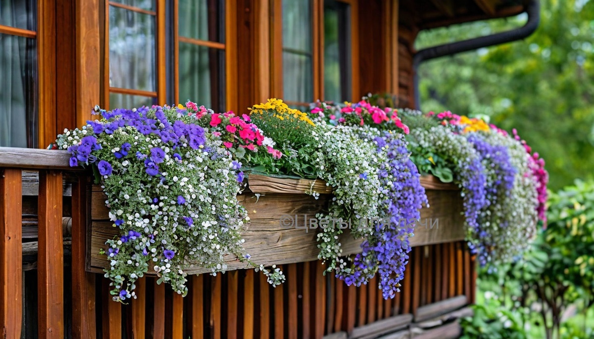 Однолетние цветы сеем на рассаду в феврале | Создано ИИ