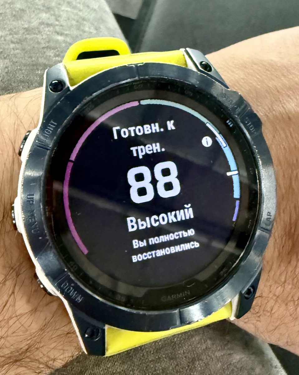 Оценка текущей готовности к тренировкам 