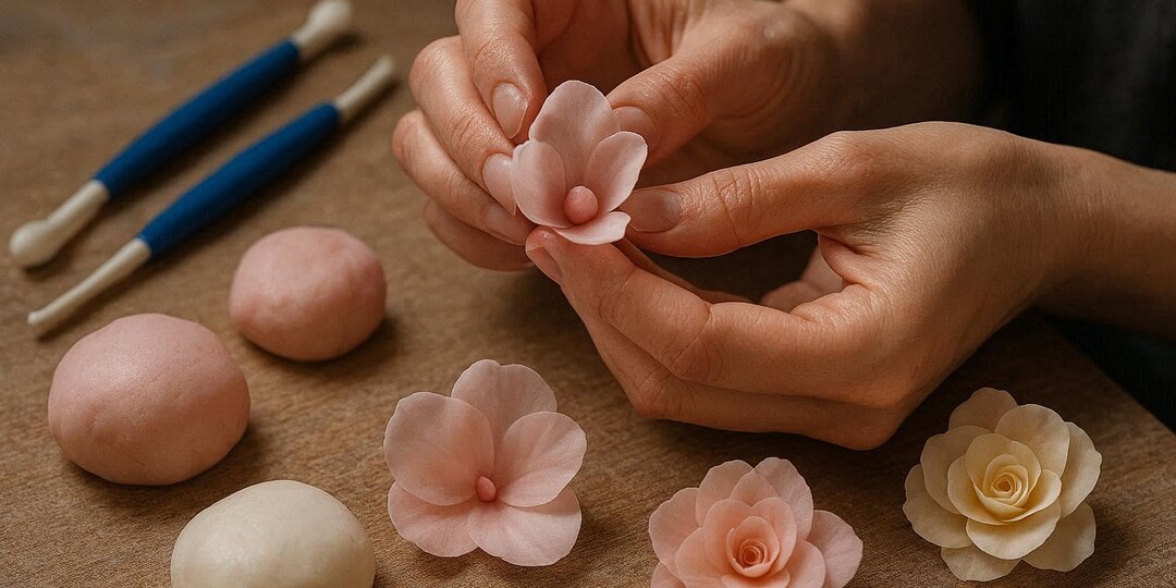 Как создавать цветы из сахарной мастики в домашних условиях