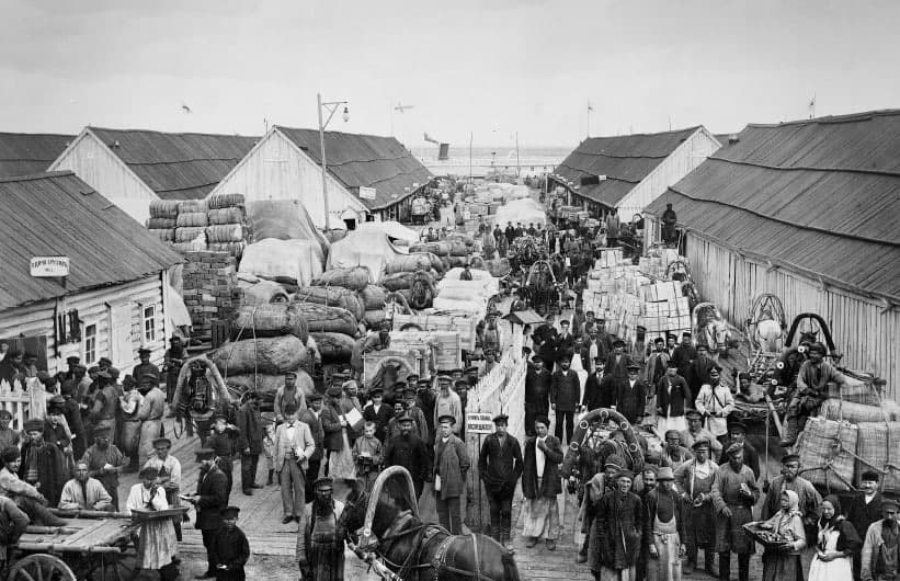 Нижегородская ярмарка. Изображение из открытых источников.