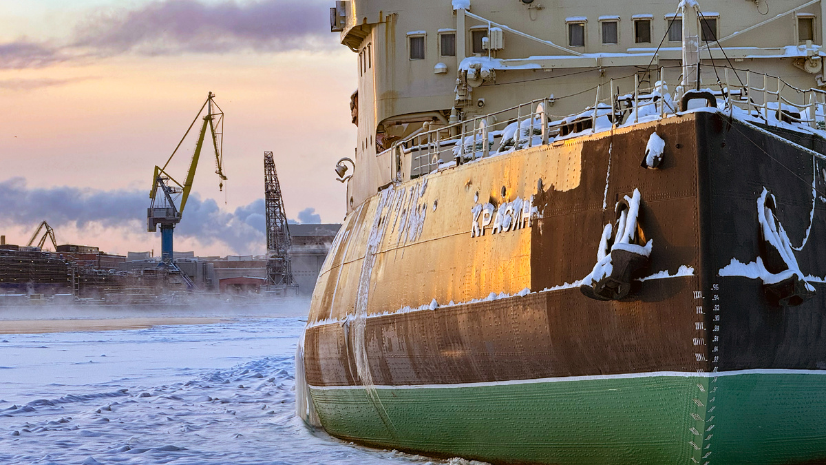 Ледокол "Красин". Фото автора