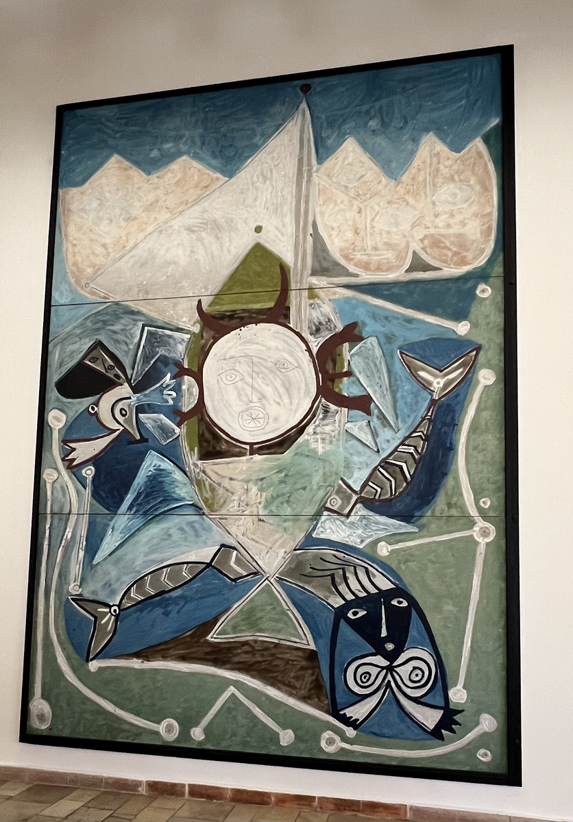 Пабло Пикассо. «Улисс и сирены» (Ulysse et les sirènes). 1947. Музей Пикассо, Антиб.