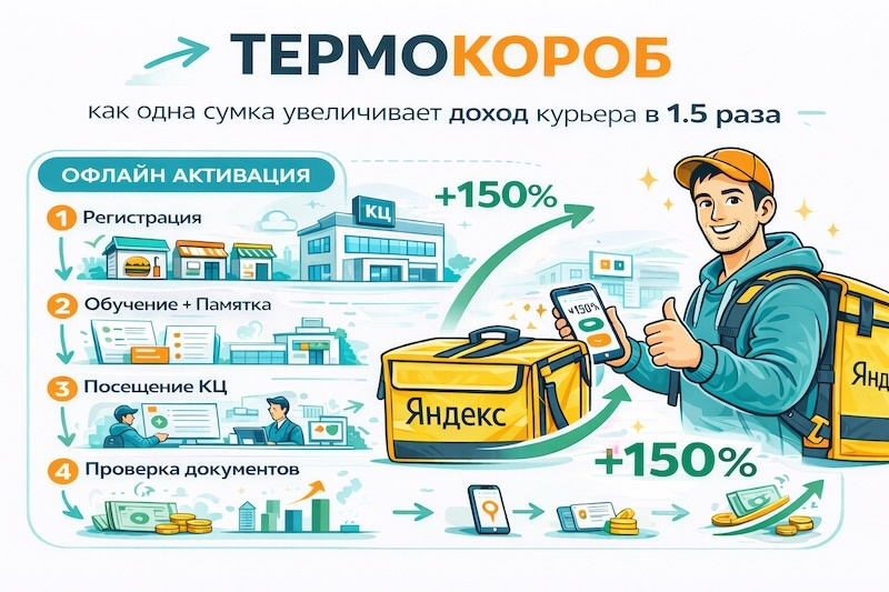 термокороб для курьера Яндекса