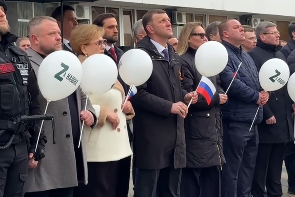    В церемонии принял участие мэр Краснодара Евгений Наумов. Фото: скриншот видео t.me/emnaumov