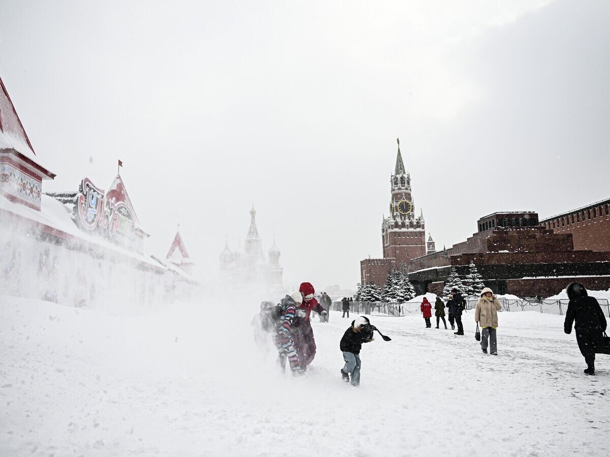    Дети на Красной площади в Москве | © РИА Новости / Кристина Соловьёва
