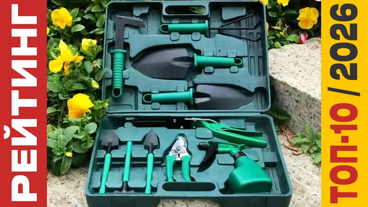 ТОП-10 Наборов садовых инструментов 2026 года: Рейтинг лучших моделей