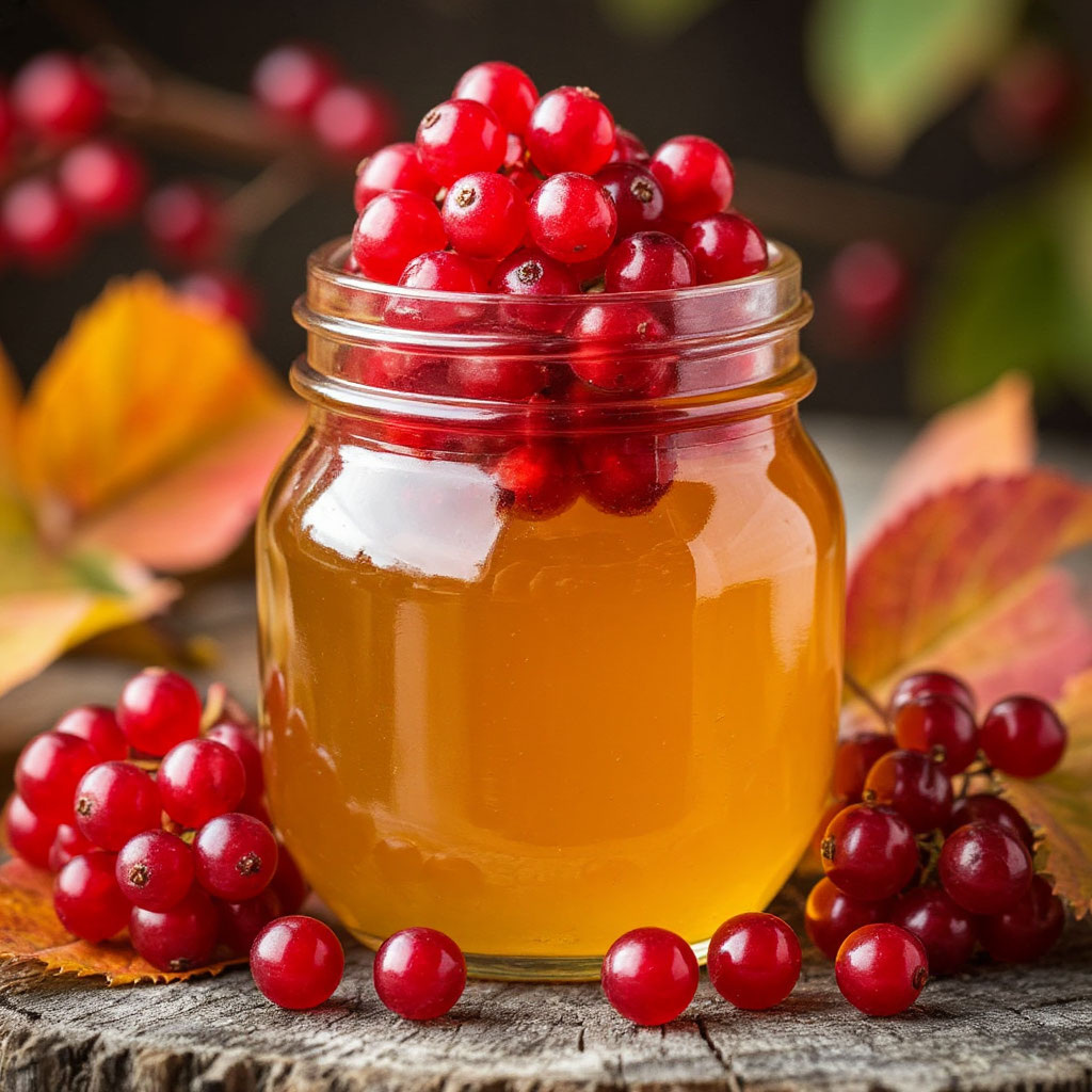 «Северный нектар: калина, запечатанная в меду»