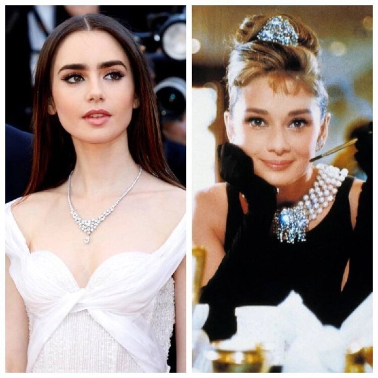 ФОТО: ТАСС, Лили Коллинз/Одри Хепберн📷
