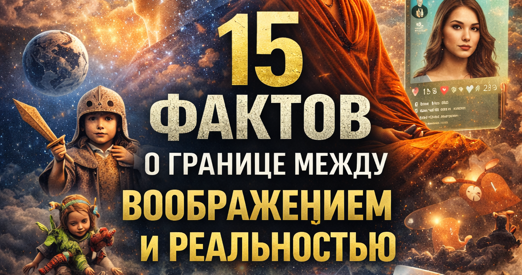 15 фактов о границе между воображением и реальностью