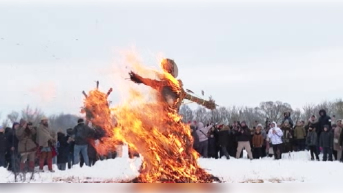    В Курской области на берегах реки Неполки прошел зимний фестиваль