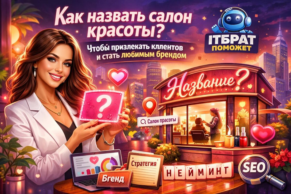 Как назвать салон красоты? itбрат поможет с названием