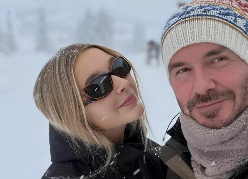    Горнолыжный уикенд Бекхэмов: Дэвид провел выходные с единственной дочерью Харпер