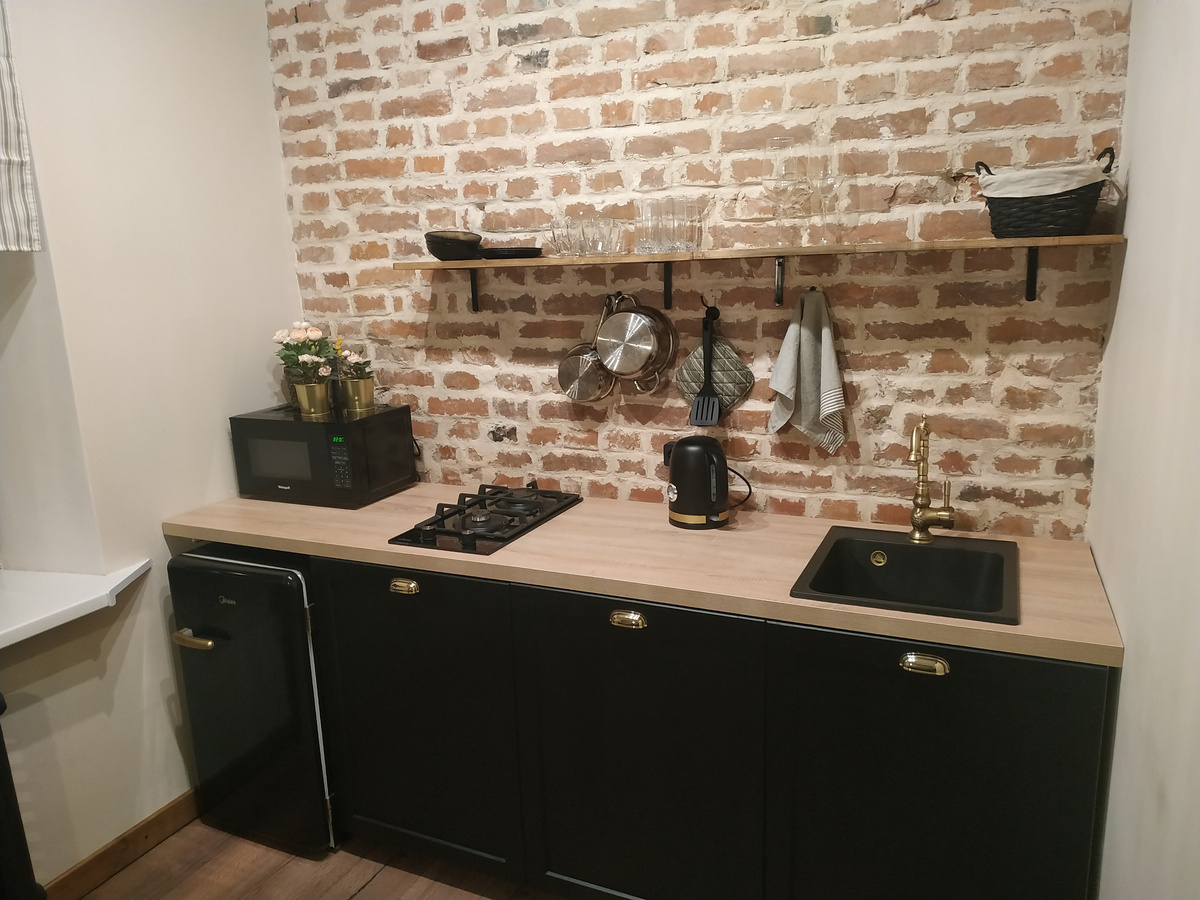 Кухня в квартире снятой на сутки