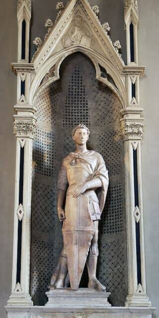 Святой Георгий, Донателло 