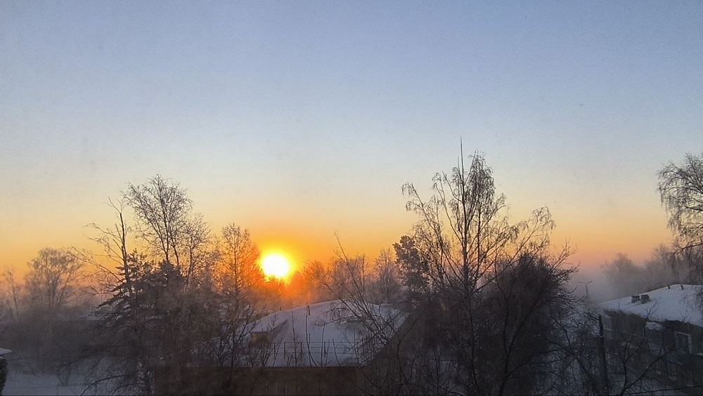   Зимнее солнце. Фото из архива редакции