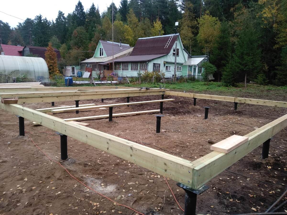 Устройство фундамента