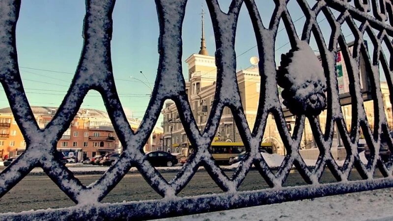     Морозы в Барнауле Михаил Хаустов