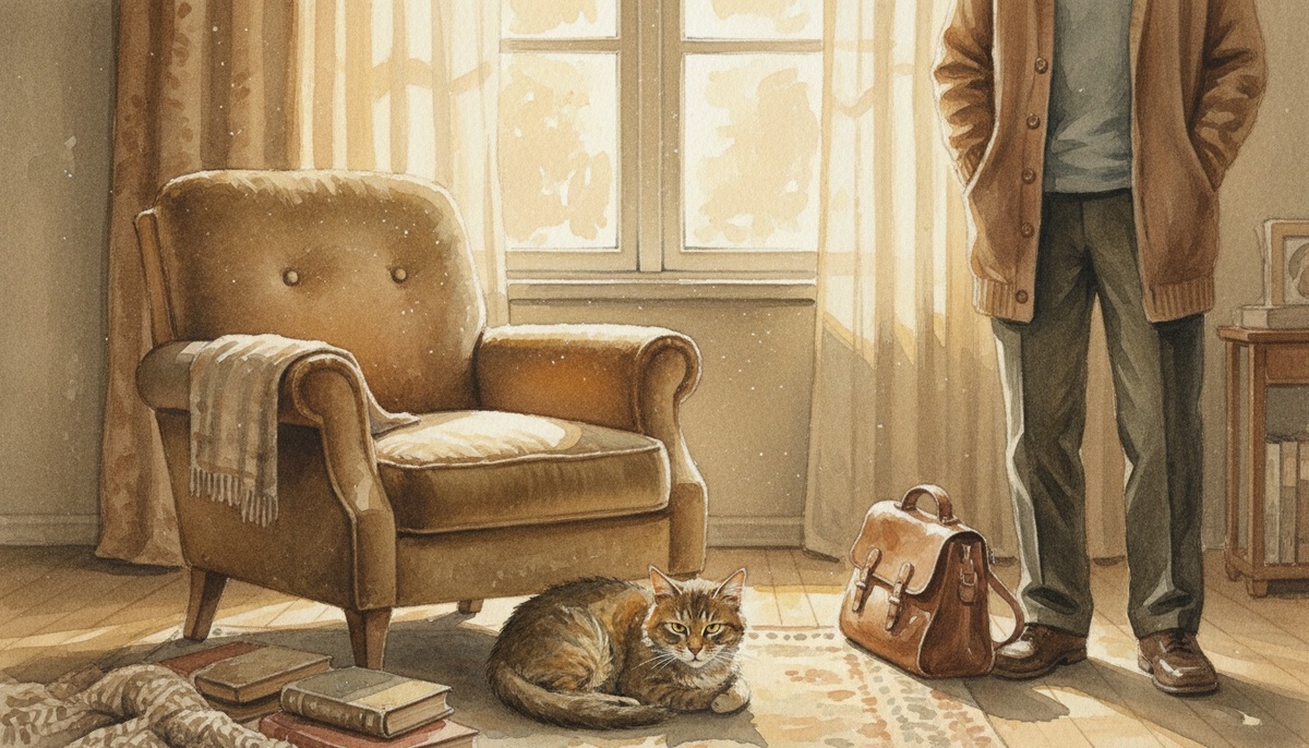 Странное поведение кошки