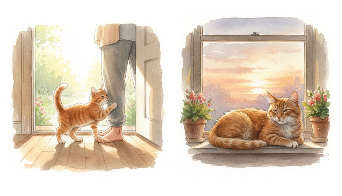 КОТ ИЗМЕНИЛСЯ С ВОЗРАСТОМ